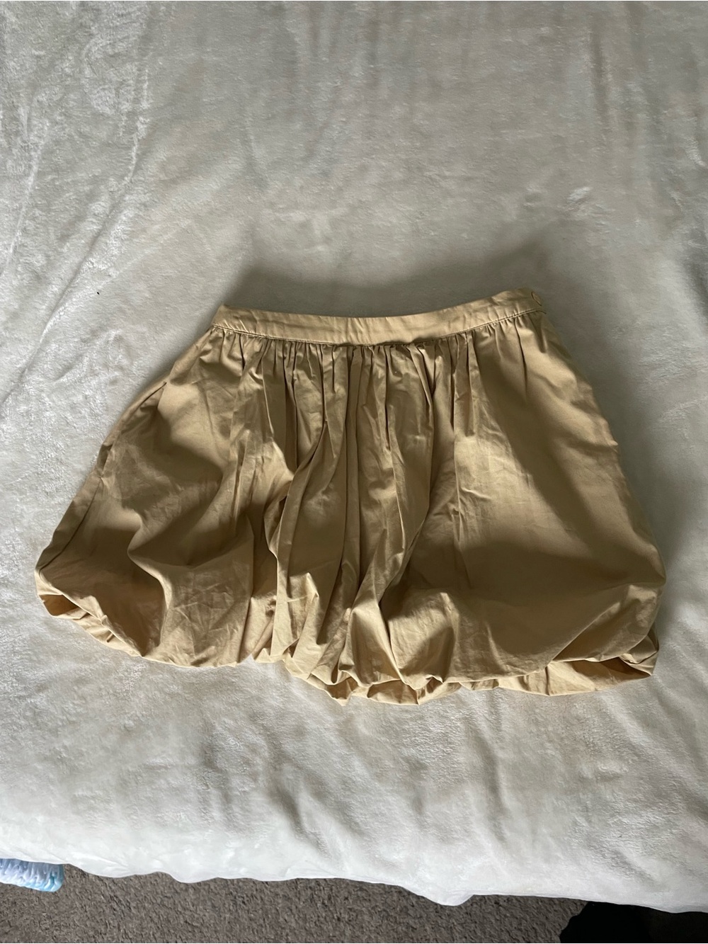 J. Crew Tan Bubble Skirt
